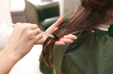 Botox hair straightening image
